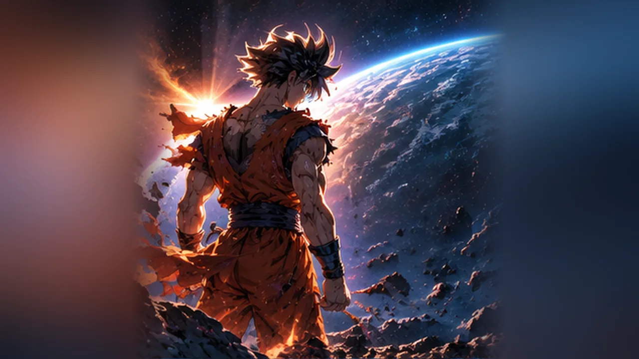 Ilustración editorial original de Eirie para Dragon Ball