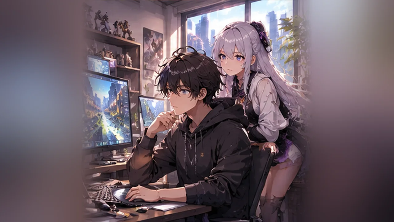 Ilustración editorial original de Eirie para Noa-senpai wa Tomodachi